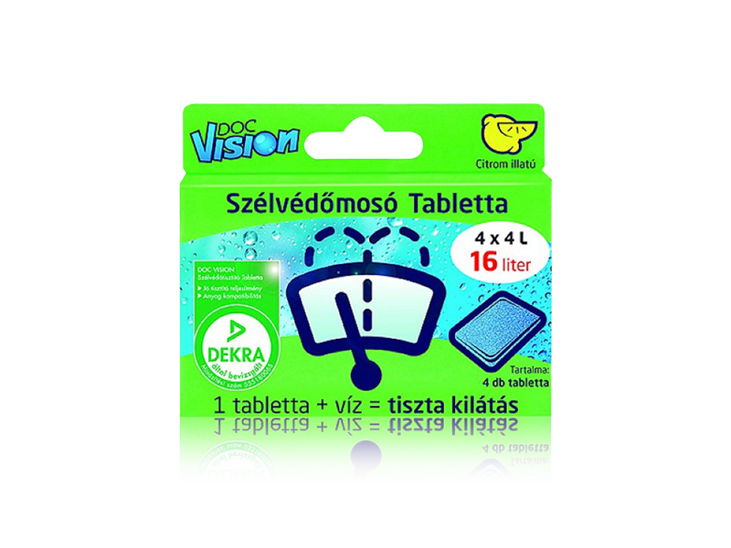 Nyári szélvédőmosó tabletta 4db-os csomag 4x4L-hez